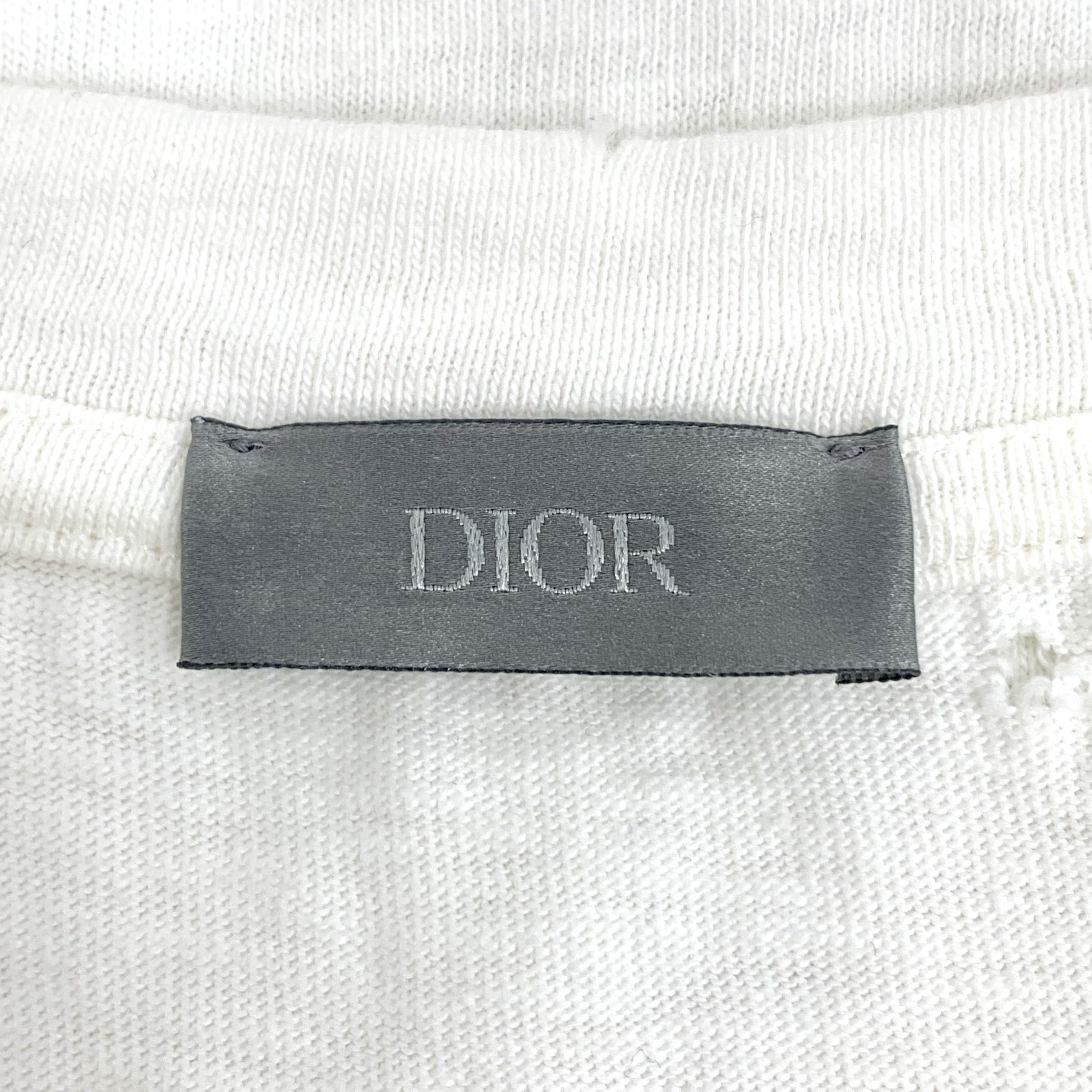 Dior Dior Distressed T-Shirt White (M) Size US M / EU 48-50 / 2 - 5 Thumbnail