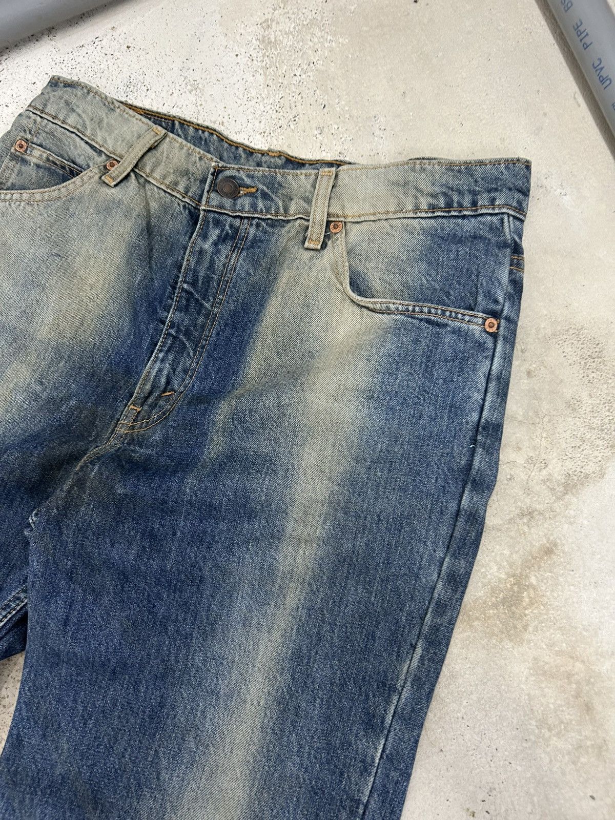 Levi's Vintage Levis 605 Orange Tab Acid Washed Baggy Size US 31 - 7 Thumbnail