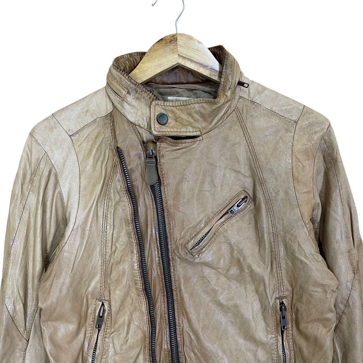 Diesel Diesel Double Zipper Leather Jacket Size Small Size US S / EU 44-46 / 1 - 4 Thumbnail