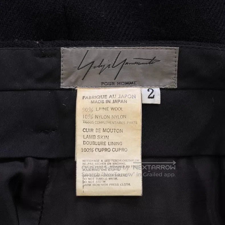 Yohji Yamamoto Yohji Yamamoto size 2 05aw torn patchwork leather trousers Size US 28 / EU 44 - 7 Thumbnail