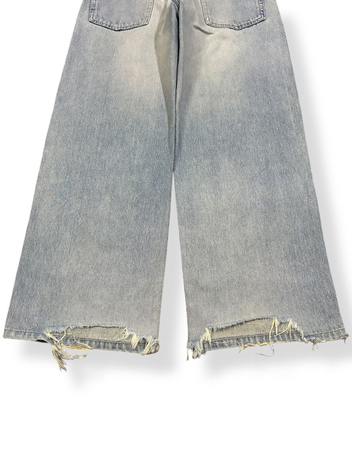 Wrangler Vintage Wrangler Light Blue Wash Baggy Distressed Jeans Size US 32 / EU 48 - 11 Thumbnail