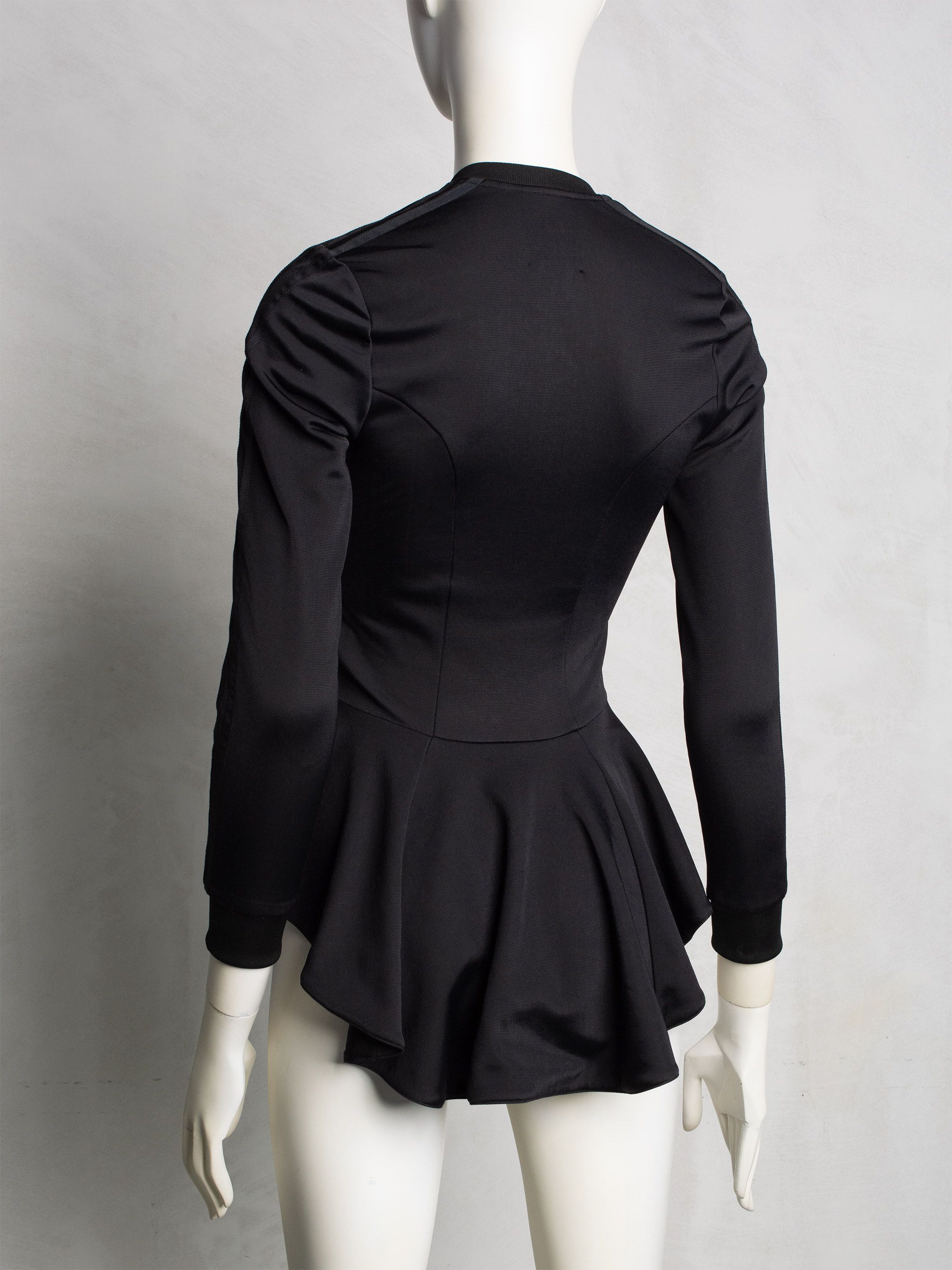 Adidas × Jeremy Scott adidas Originals by Jeremy Scott S/S 2011 Peplum Track Top Size XS / US 0-2 / IT 36-38 - 3 Thumbnail