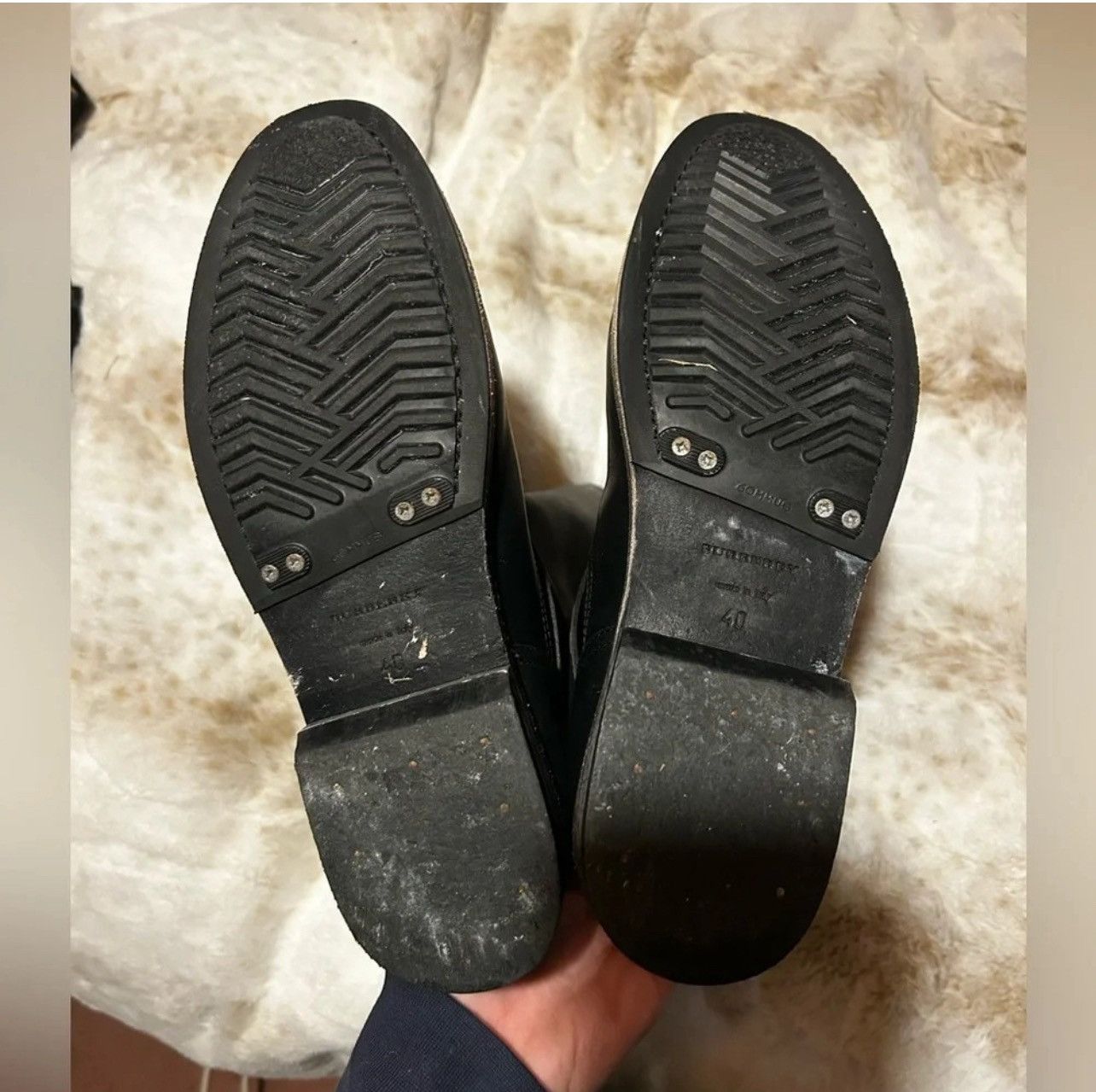 Burberry BURBERRY “ Moto Boots “ size 40 Size US 10 / IT 40 - 4 Thumbnail
