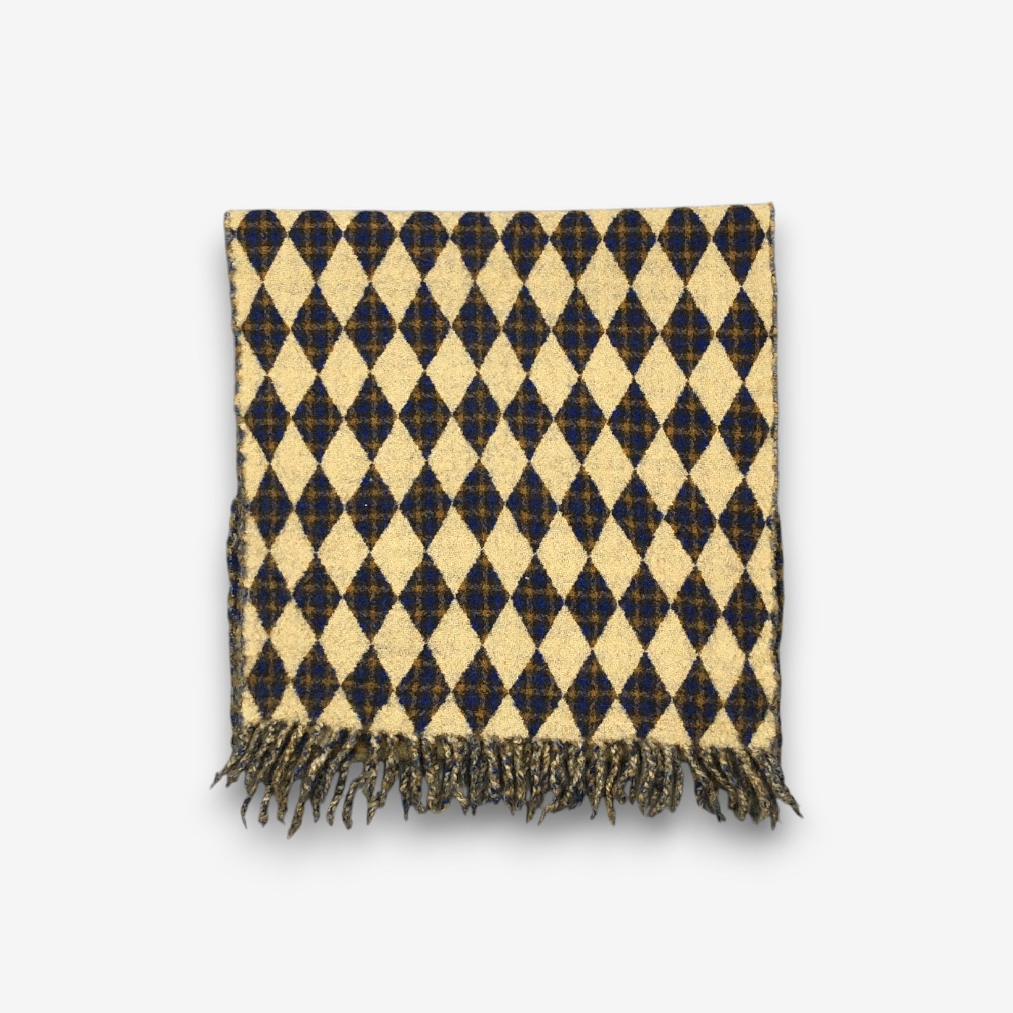 Japanese Brand Vintage Fromehill Scarf Muffler Wool Argyle Scarves Size ONE SIZE - 2 Thumbnail