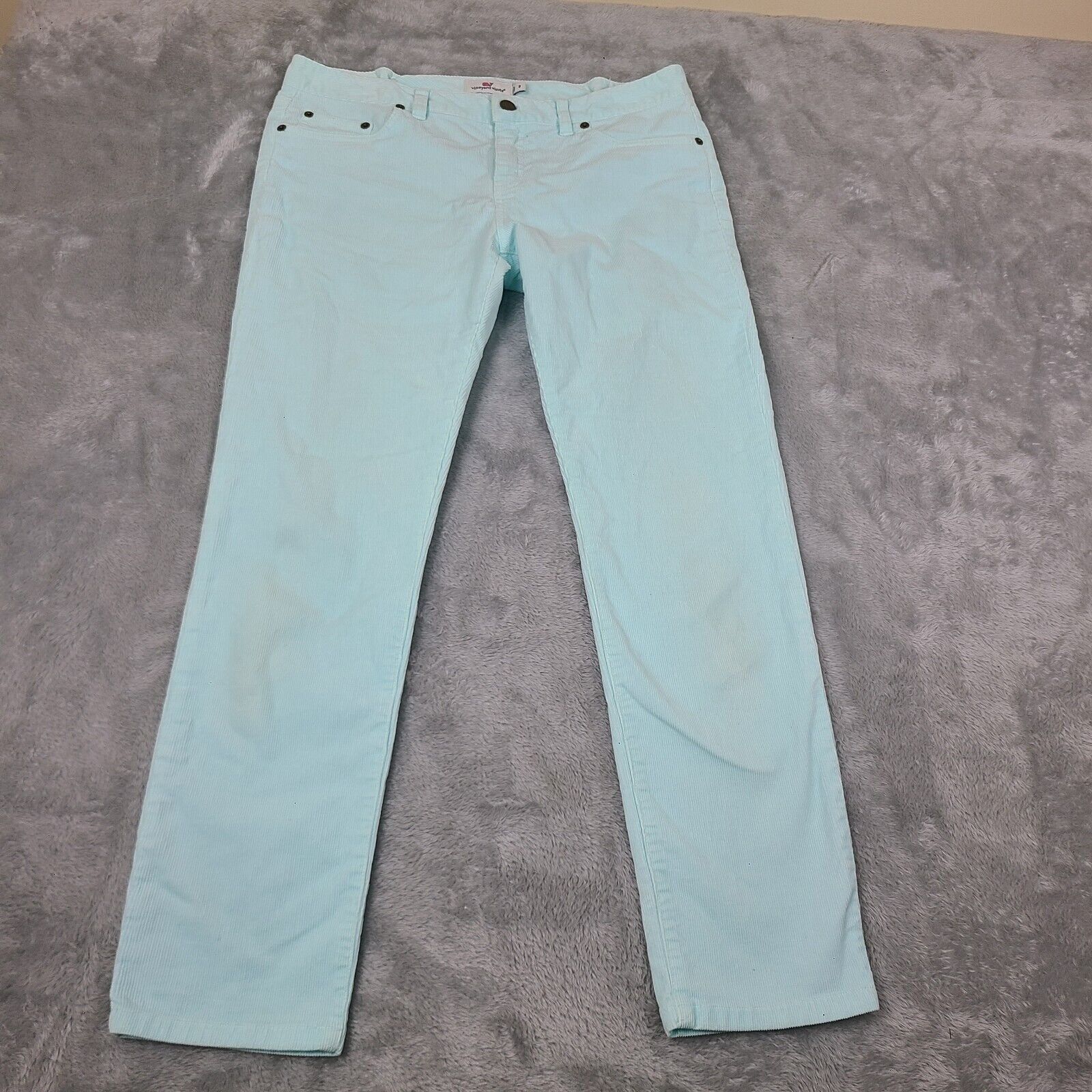 Vineyard Vines Vineyard Vines 5 Pocket Corduroy Pants in Mint Green Size 8 Size 30" / US 8 / IT 44 - 1 Thumbnail