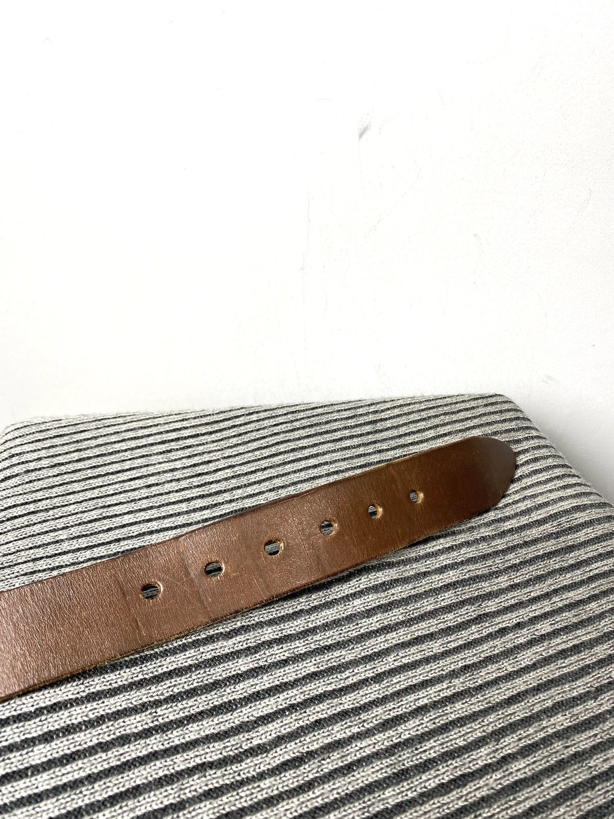 Cowboy Equipment Rare! Vintage USA Leather Belt Western Cowboy Style Texas Size ONE SIZE - 4 Thumbnail