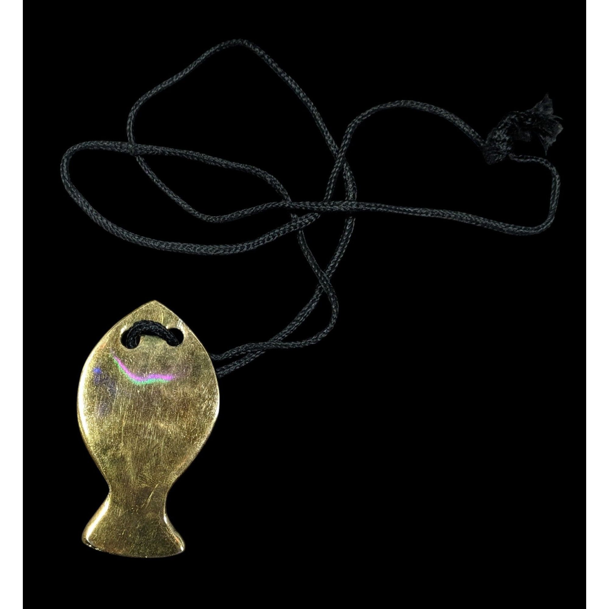 Other Casual Bronze Metal Fish Pendant Necklace Size ONE SIZE - 1 Thumbnail