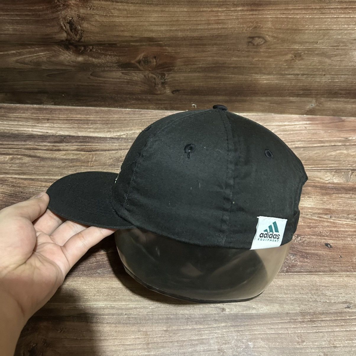 Adidas Six panel hats adidas equipment logo black vintage Size ONE SIZE - 3 Thumbnail