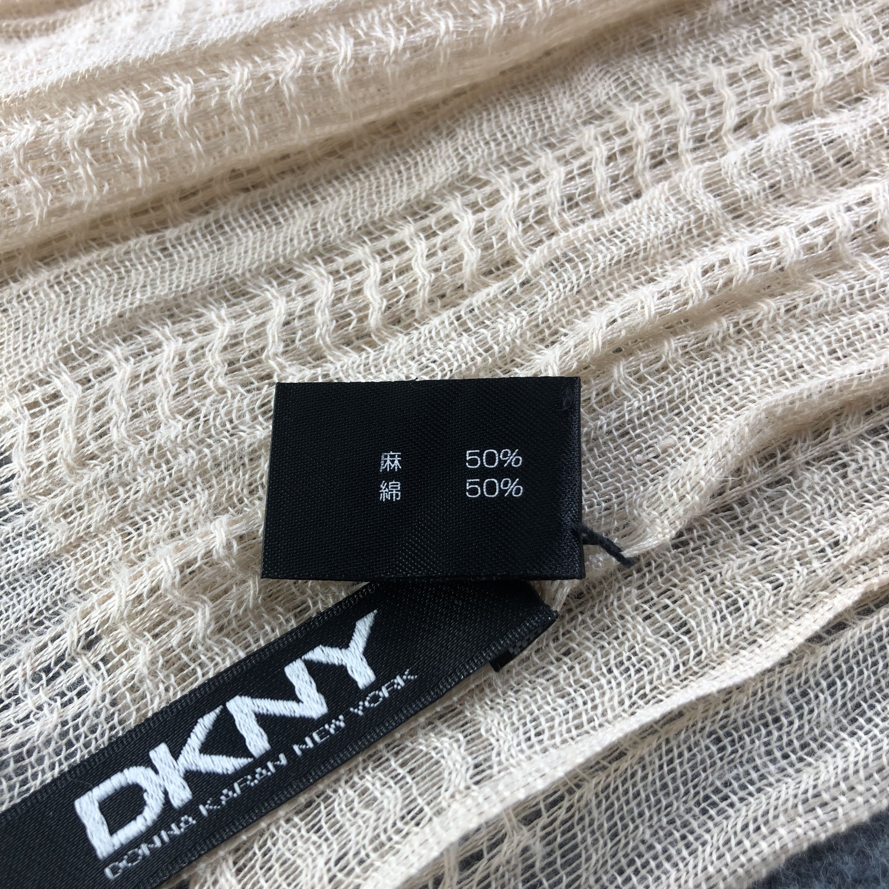 DKNY DKNY Silk Shawl Scarf Muffler V1141 Size ONE SIZE - 6 Thumbnail