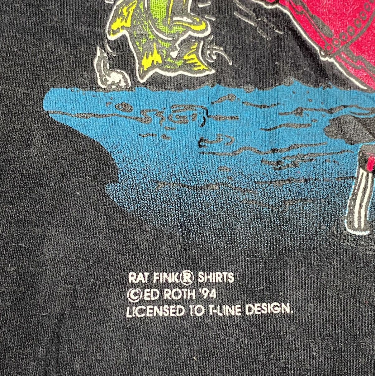 Band Tees × Vintage Vintage Printed Rat Fink Tee Shirt Size US S / EU 44-46 / 1 - 10 Thumbnail
