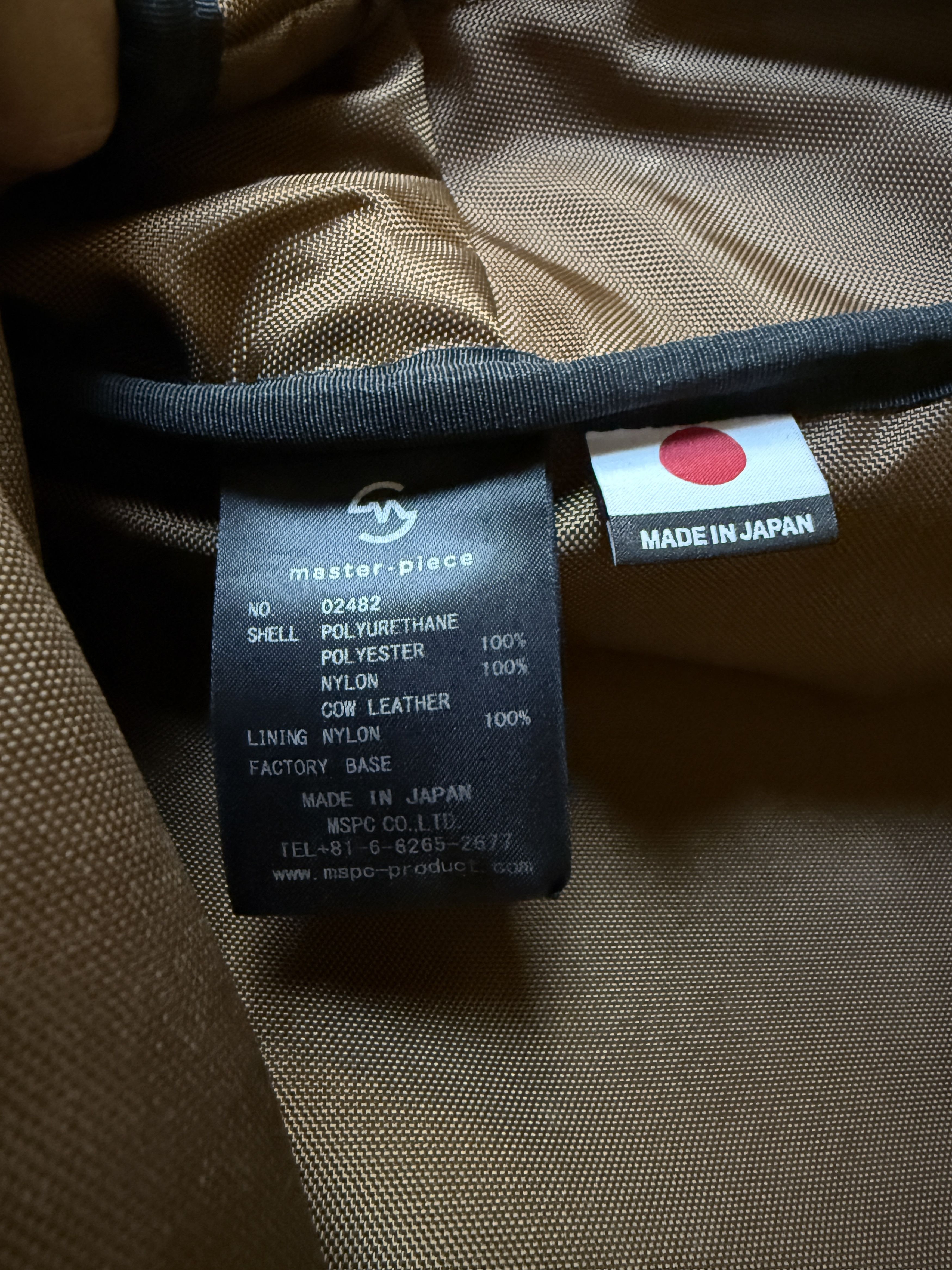 MasterPiece MASTER-PIECE Japan 'Slick' Backpack - CORDURA Nylon/Leather Size ONE SIZE - 17 Thumbnail
