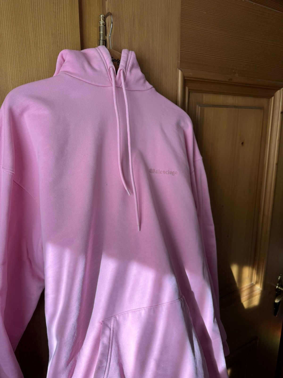 Balenciaga Balenciaga Bright Pink Hoodie Size US M / EU 48-50 / 2 - 2 Thumbnail