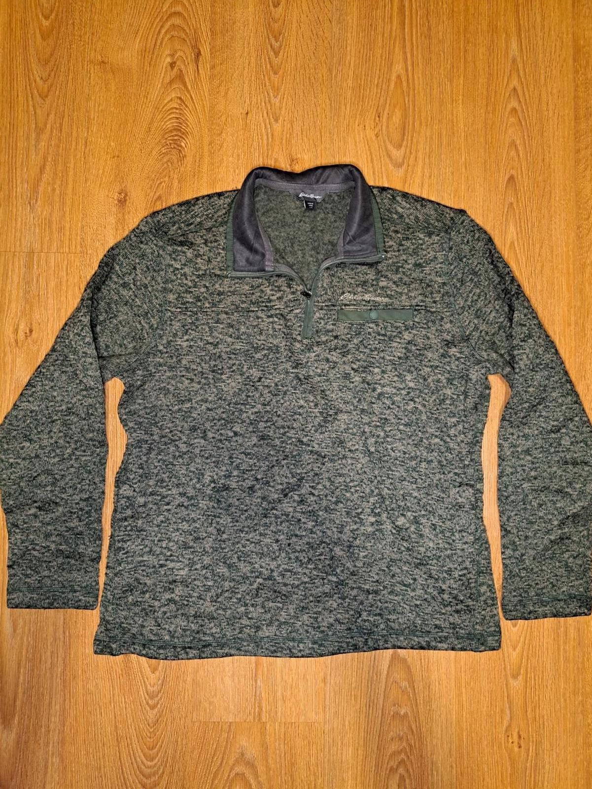 Eddie Bauer Eddie Bauer Quarter Zip Pullover Sweater Mens Large Camo Size US L / EU 52-54 / 3 - 1 Thumbnail