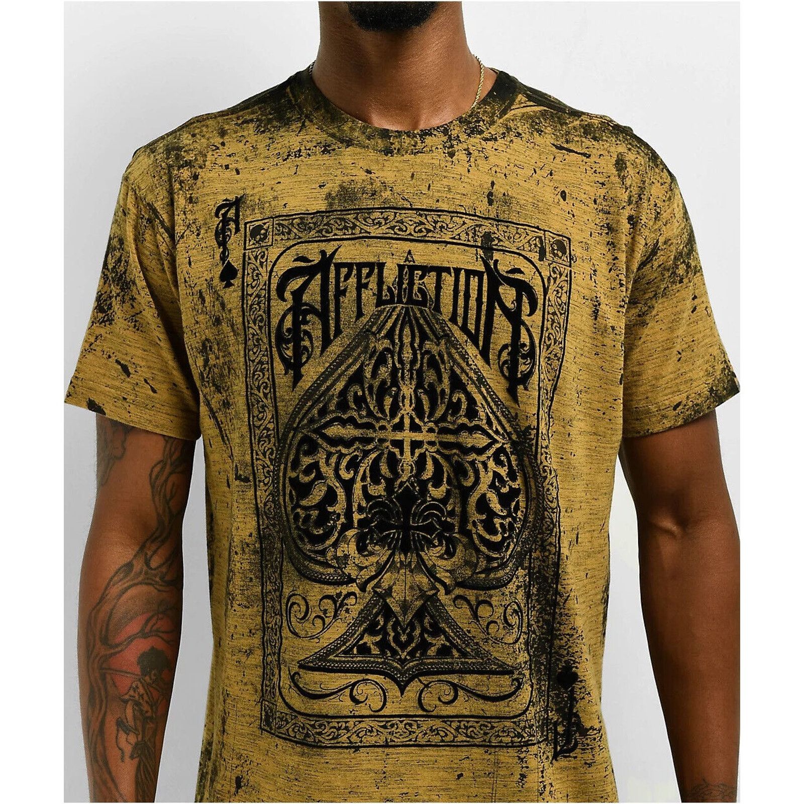 Affliction Affliction Clothing Men's T-Shirt High Stakes Tee Size US S / EU 44-46 / 1 - 6 Thumbnail