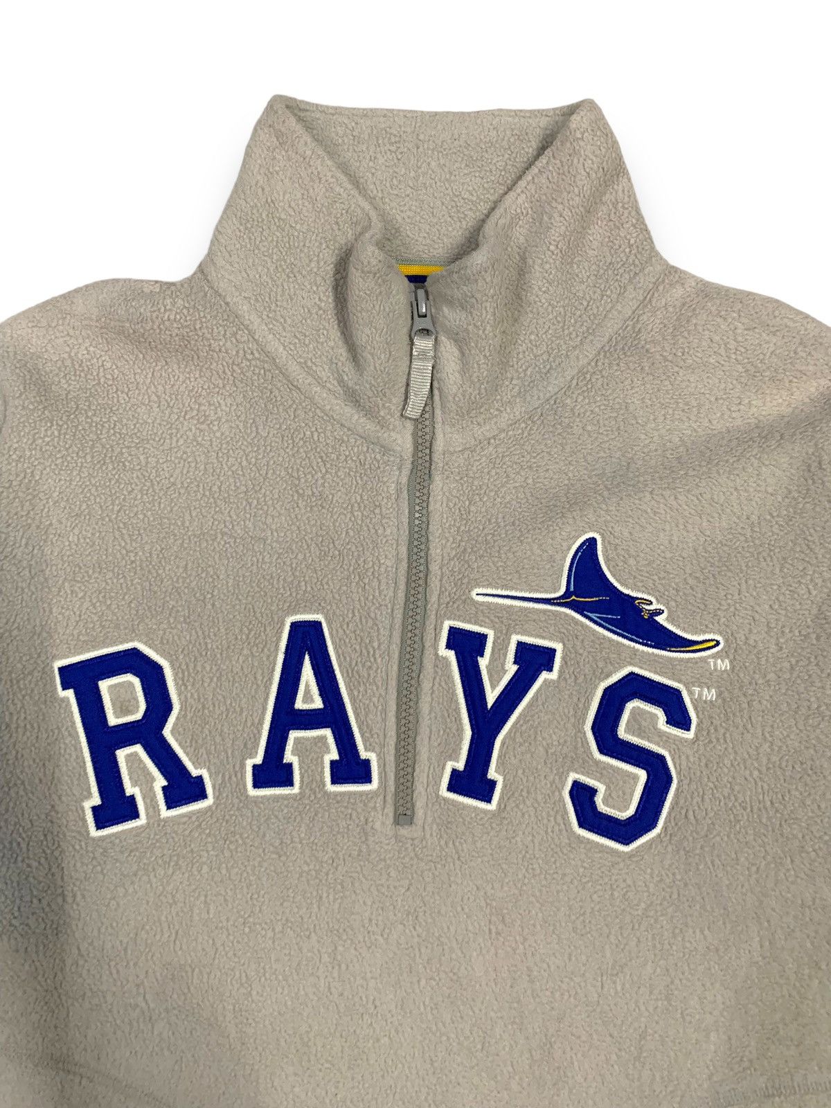 MLB Y2K UNIQLO x MLB Tampa Bay Rays Half Zip Fleece Sweatshirt Size US L / EU 52-54 / 3 - 4 Thumbnail