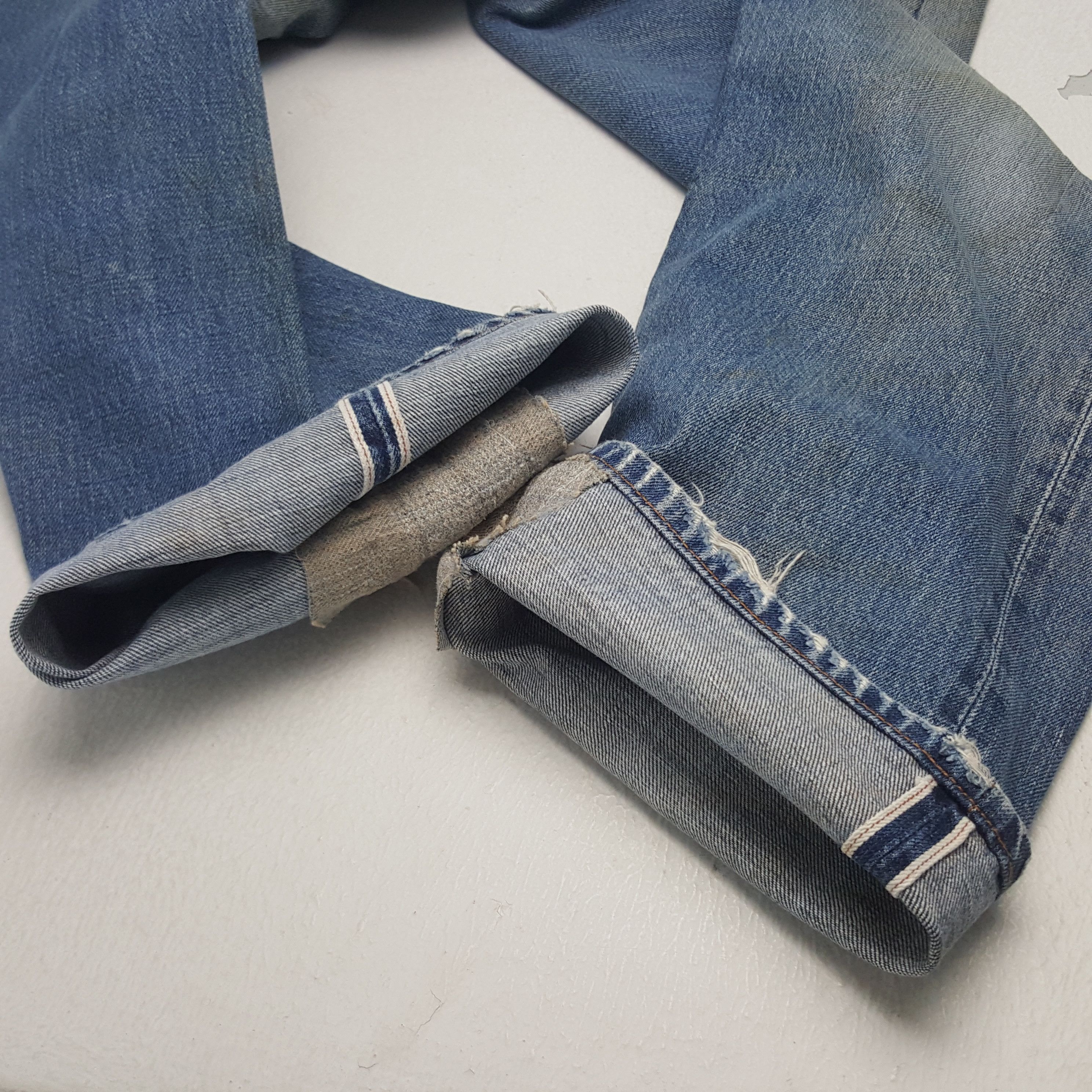 Levi's × Vintage Vintage Levi's Selvedge American Distressed Denim Jeans Size US 31 - 14 Thumbnail