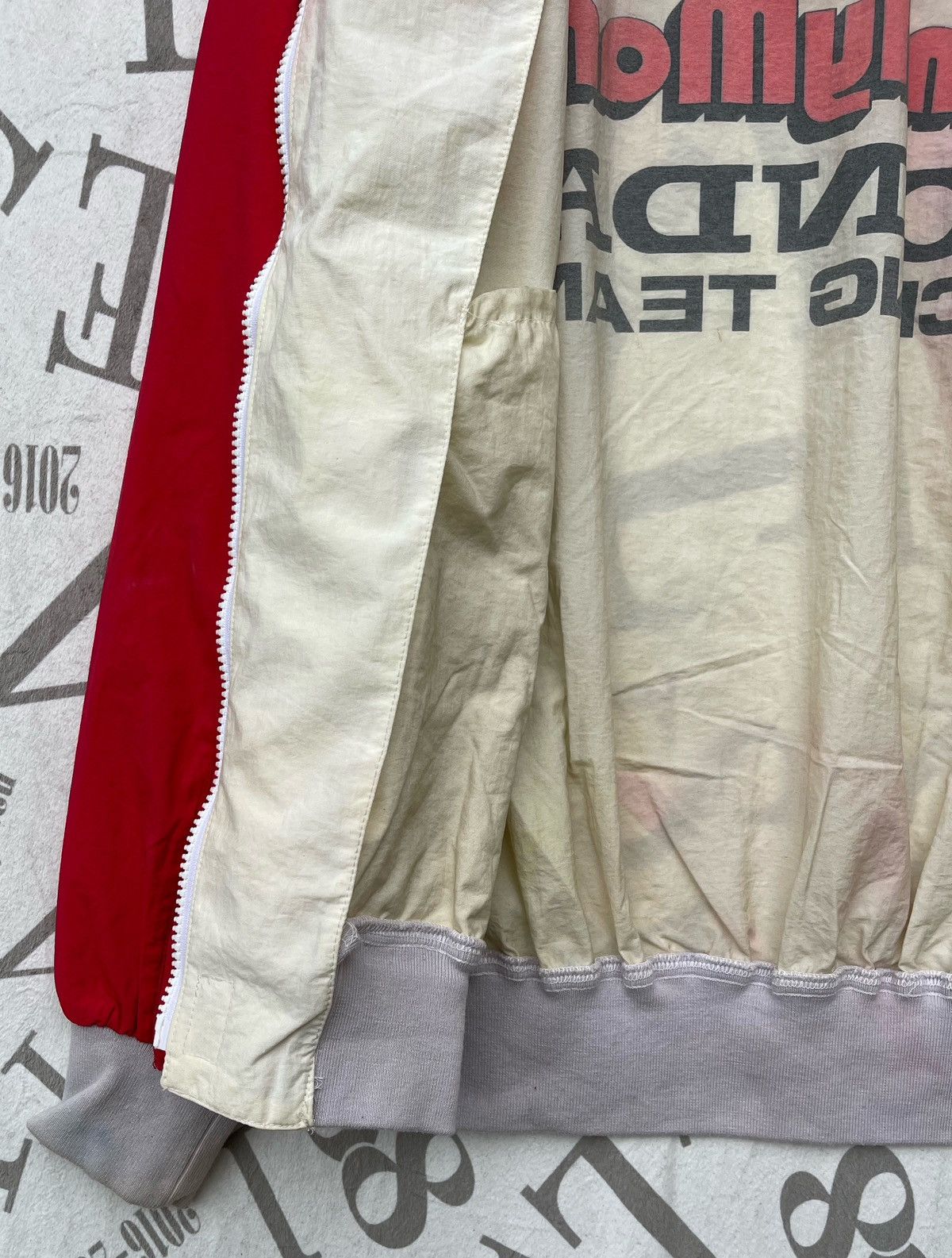 Honda 🔥Vintage 1990's FamilyMart x Honda Racing Team Bomber Jacket Size US L / EU 52-54 / 3 - 16 Thumbnail