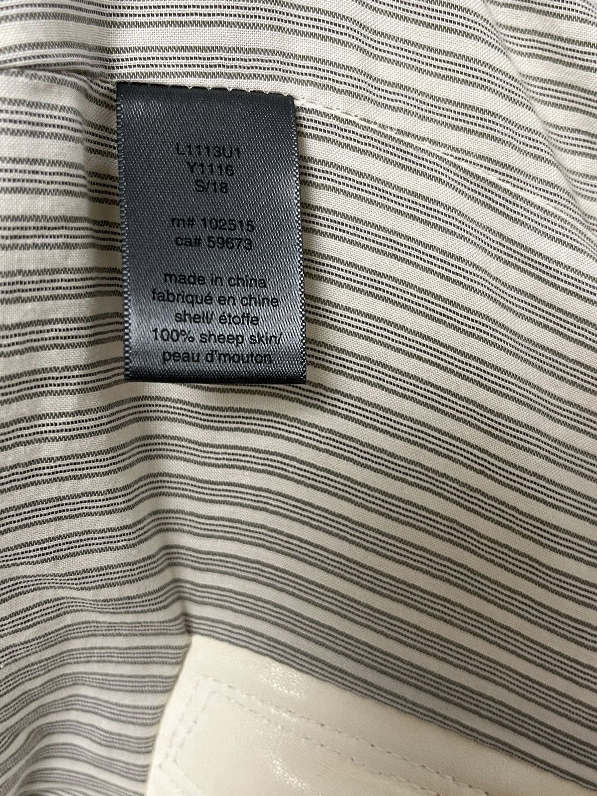 John Varvatos Off White Moto Jacket. Size US S / EU 44-46 / 1 - 9 Thumbnail