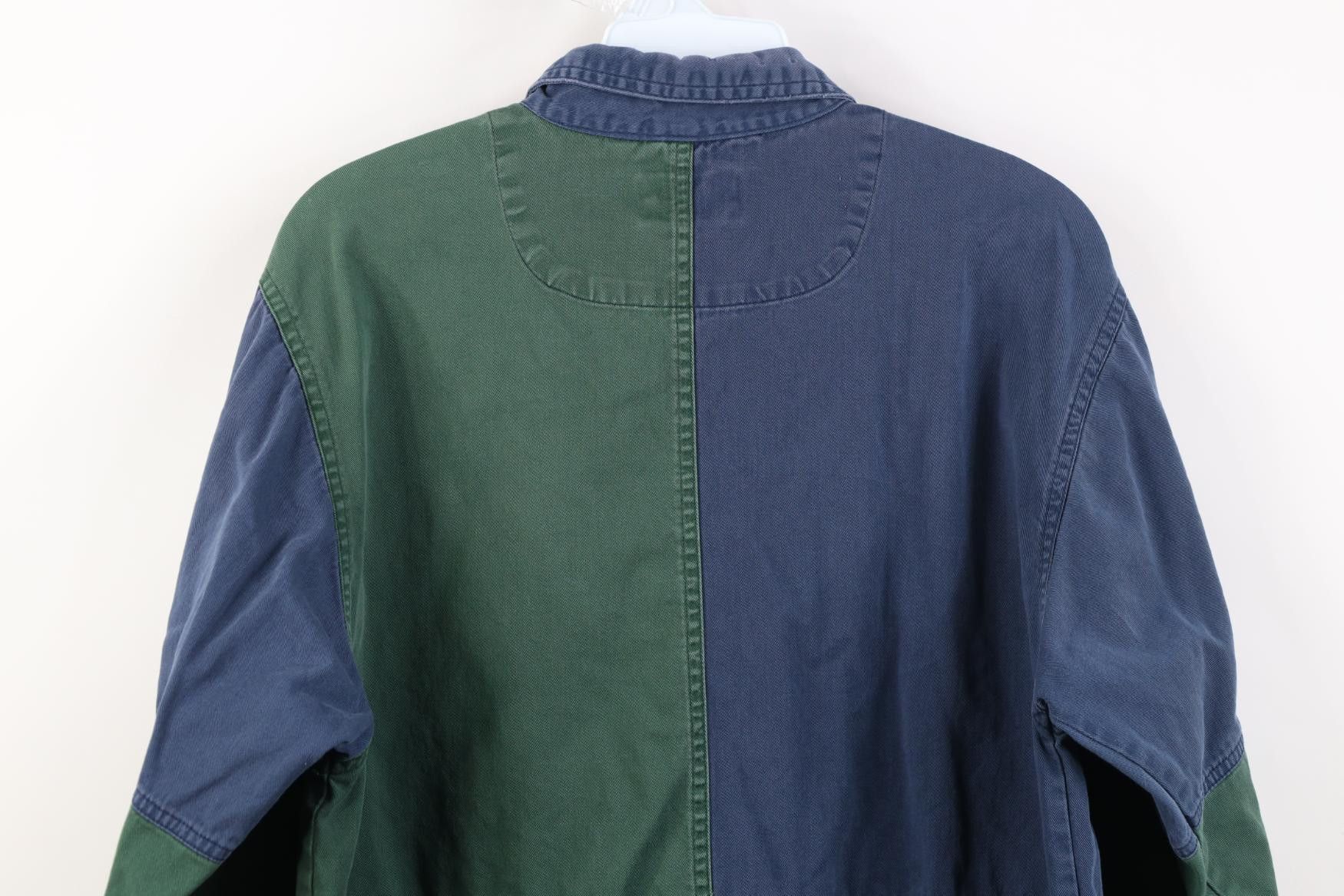 Vintage Vintage 90s Streetwear Block Collared Button Down Shirt Size US S / EU 44-46 / 1 - 12 Thumbnail