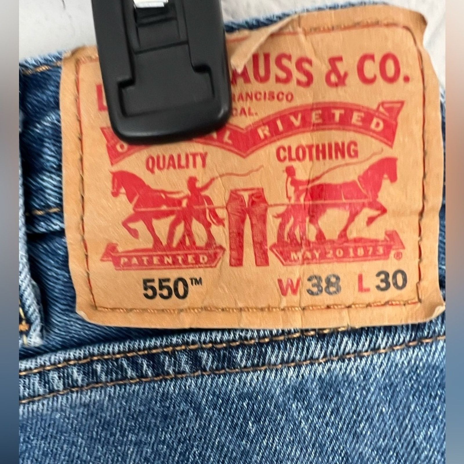 Levi's Levi's 550 Blue Jeans Relaxed Fit Wide Legged Mens 38x30 Size US 38 / EU 54 - 7 Thumbnail