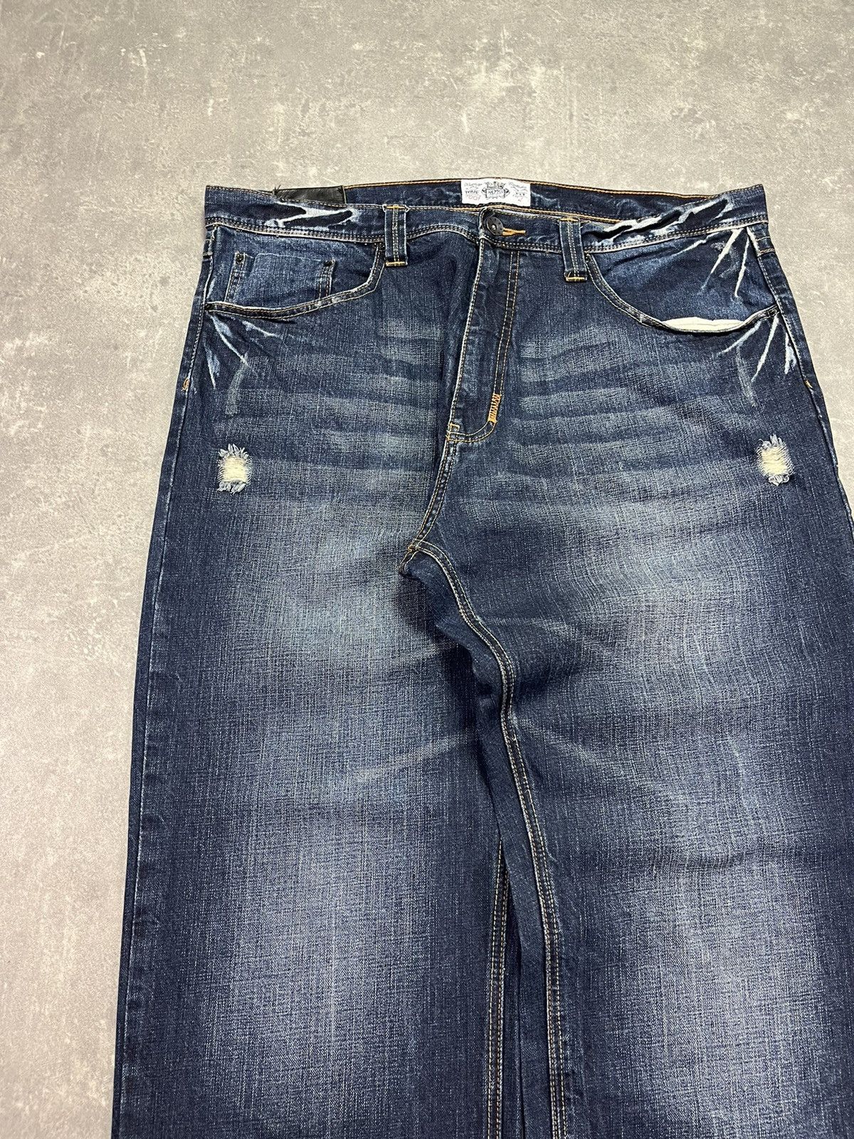 Akademiks Akademiks Vintage Pocket Logo Baggy Denim Jeans 40 Classic Size US 40 / EU 56 - 3 Thumbnail