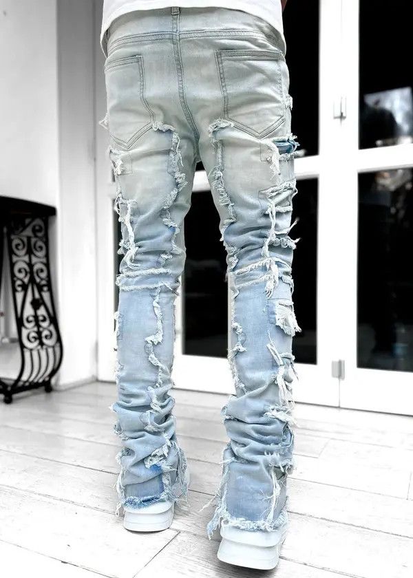 VIBE #25 Streetwise Stretch Pants Jeans Size US 38 / EU 54 - 6 Thumbnail