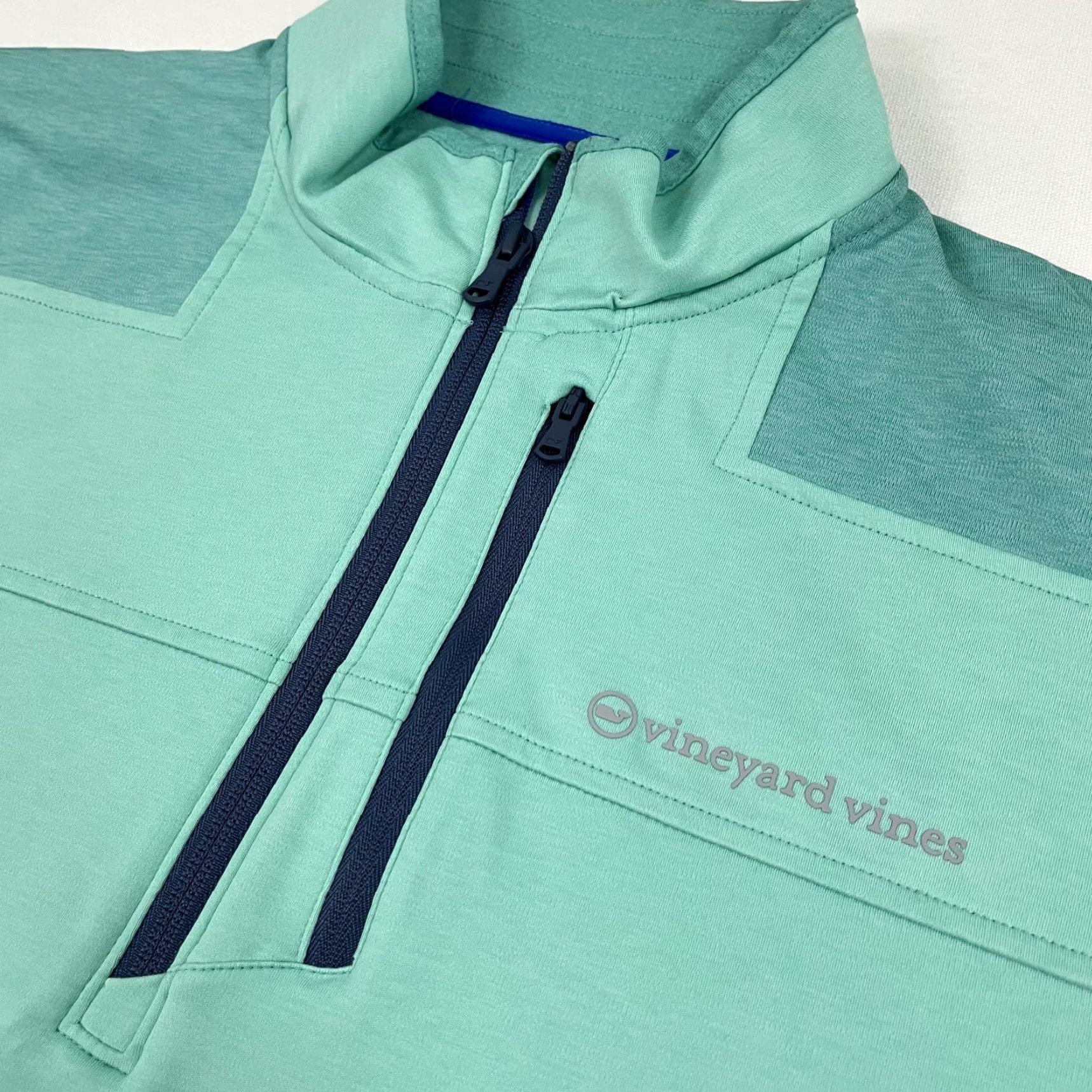 Vineyard Vines Vineyard Vines OTG On The Go Shep Shirt Pullover Mens XL Quarter Zip Golf Preppy Shirt Jacket Mens XL Green 1/4 Zip - All Seasons Regular Fit Size US XL / EU 56 / 4 - 2 Thumbnail
