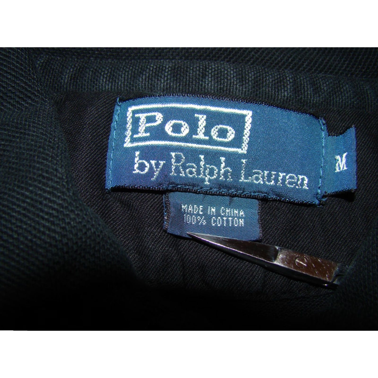 Polo Ralph Lauren VINTAGE Polo Ralph Lauren Shirt Mens M Black 1/4 Zip Long Sleeve Pocket Banded Size US M / EU 48-50 / 2 - 4 Thumbnail