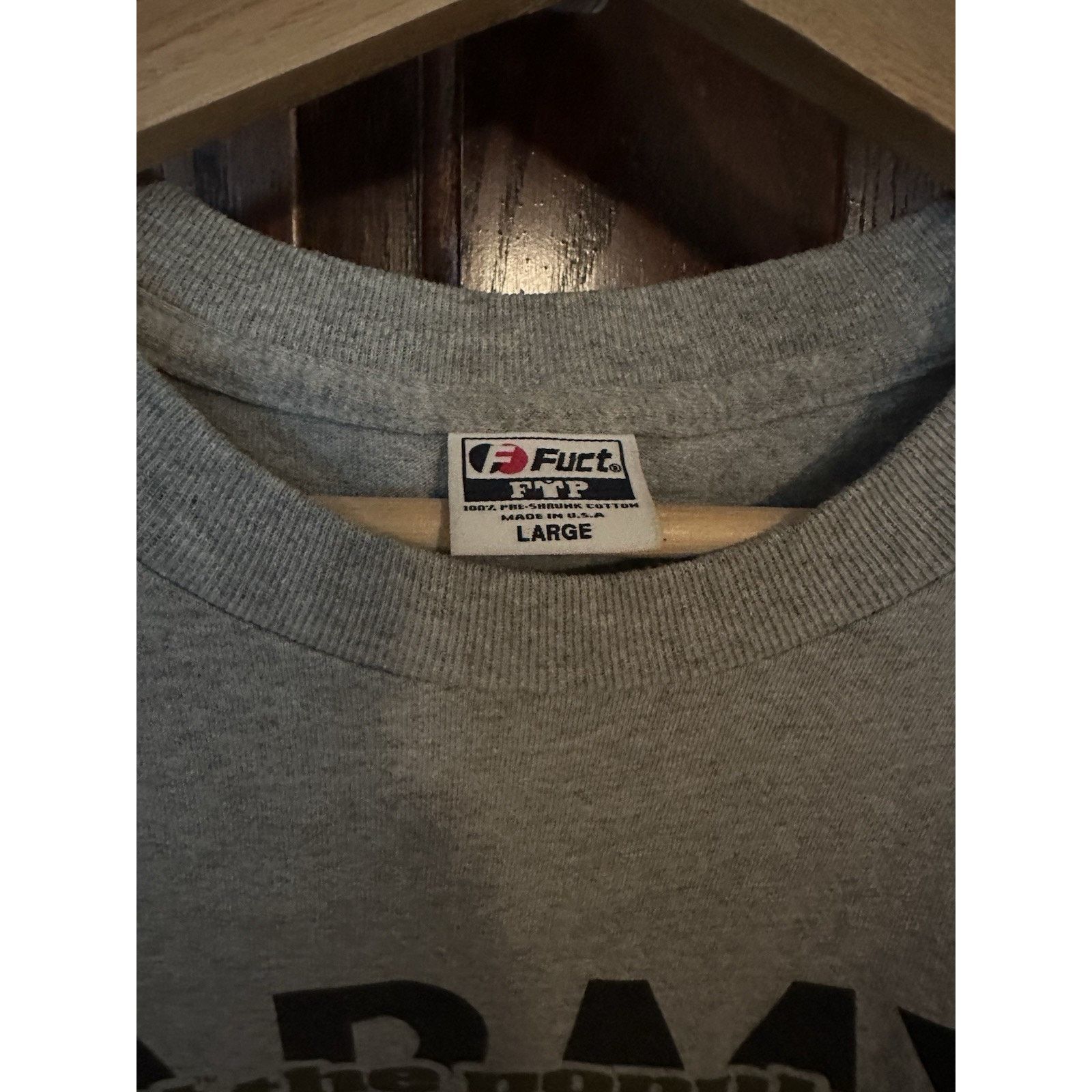 FUCT FUCT FTP Army Tee L Gray Made in USA Streetwear T-Shirt Size US L / EU 52-54 / 3 - 2 Thumbnail