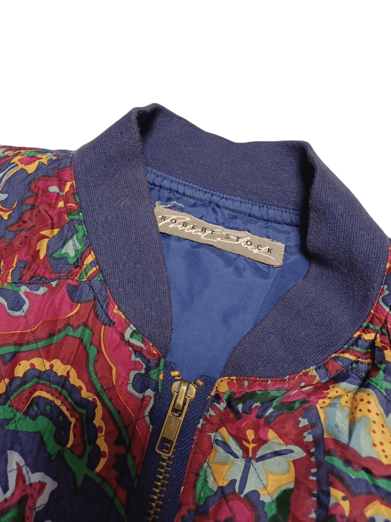 Robert Stock FANTASTIC ROBERT STOCK VINTAGE 90S NYLON YKK BOMBER JACKET Size US M / EU 48-50 / 2 - 4 Thumbnail