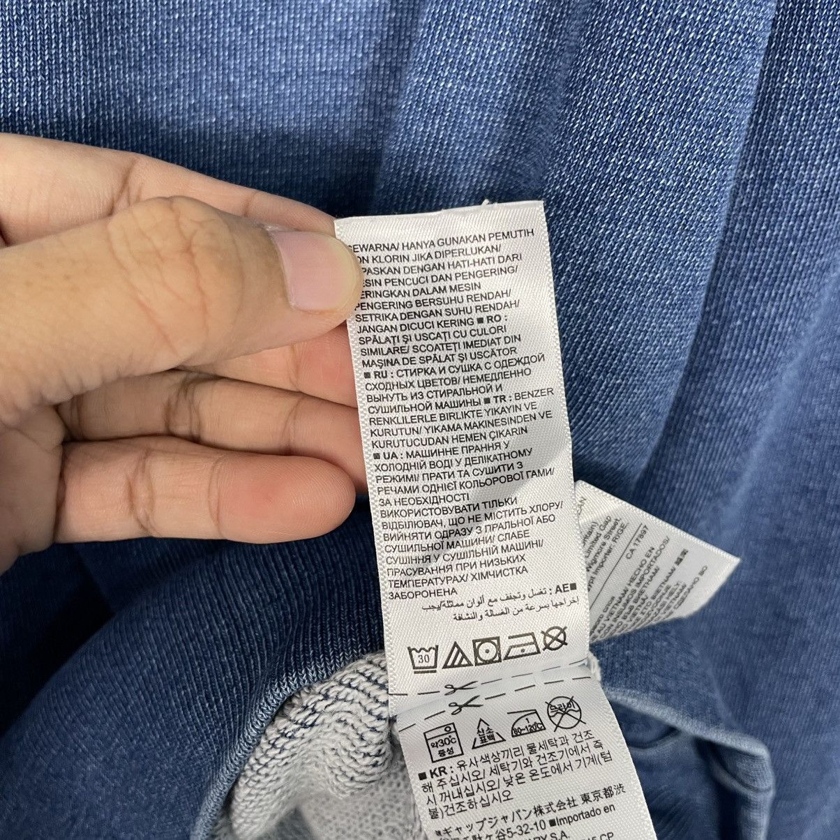 Gap Gap Indigo Crewneck Sweatshirt Size US XS / EU 42 / 0 - 13 Thumbnail