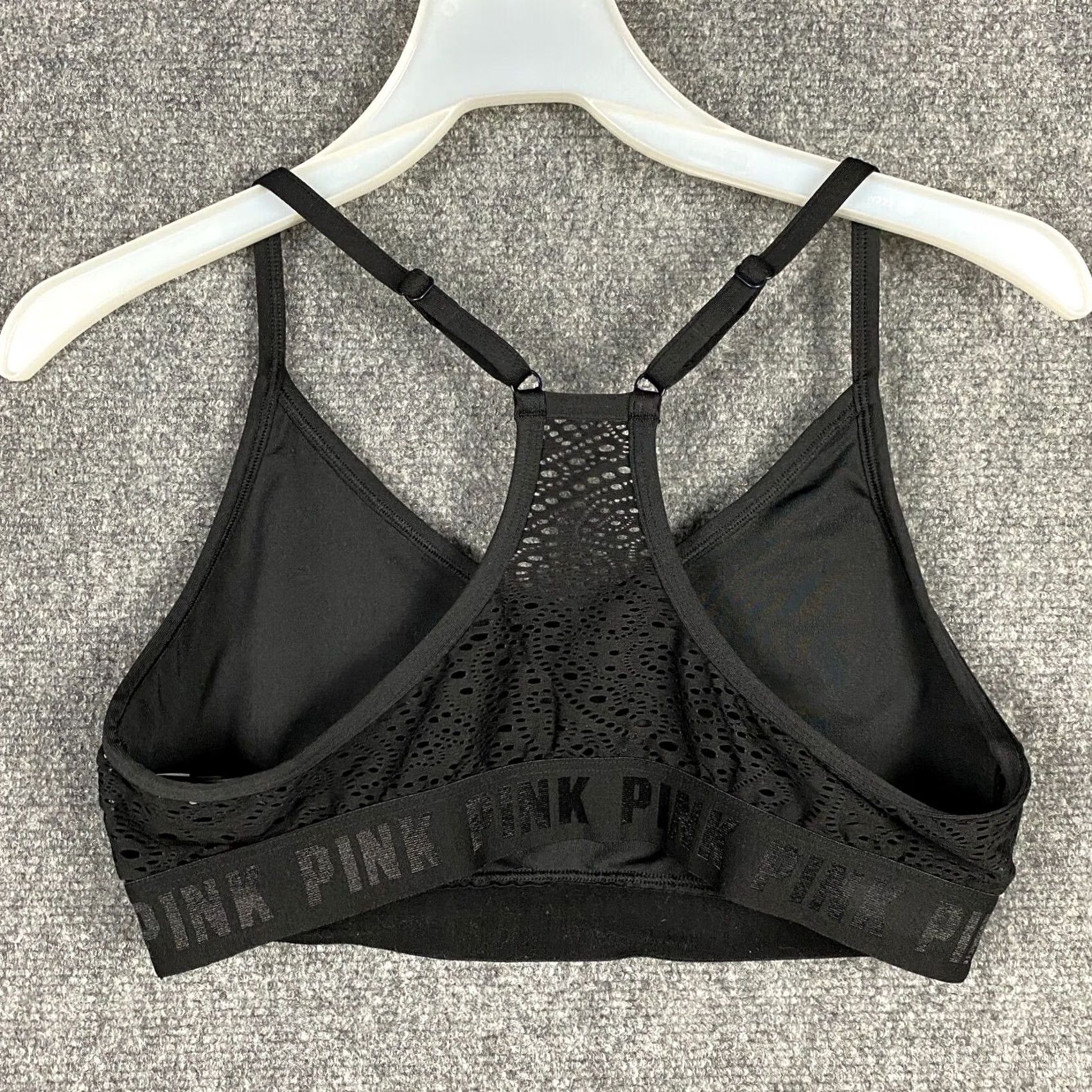 Pinko PINK Sports Bra Large Women's Polyamide Blend Adults L Black Bra Sports PINK Size ONE SIZE - 6 Thumbnail