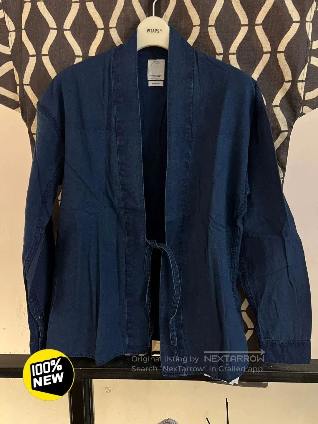 visvim lhamo blue dye shirt.