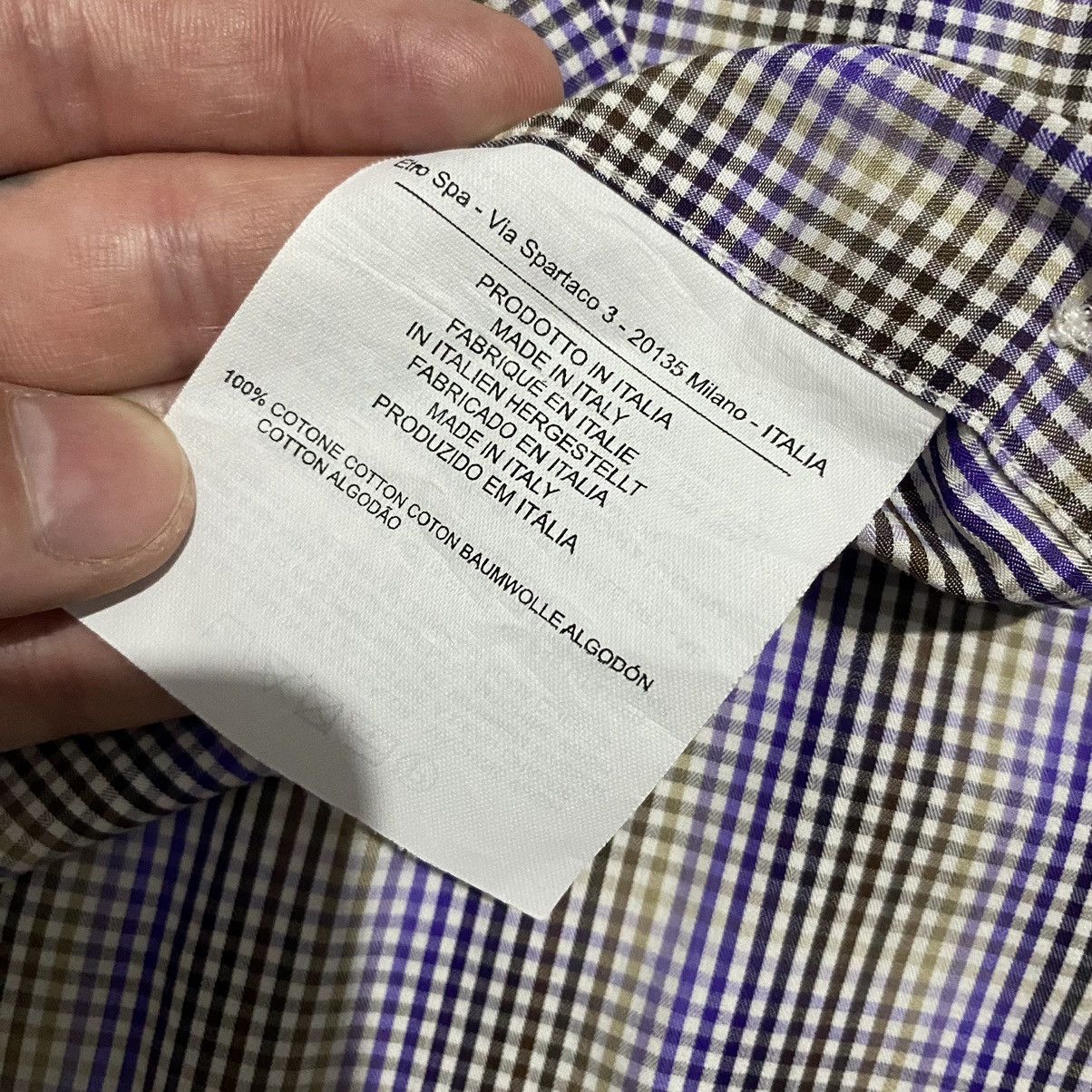 Etro Etro Striped Shirt Button Up Size US L / EU 52-54 / 3 - 8 Thumbnail
