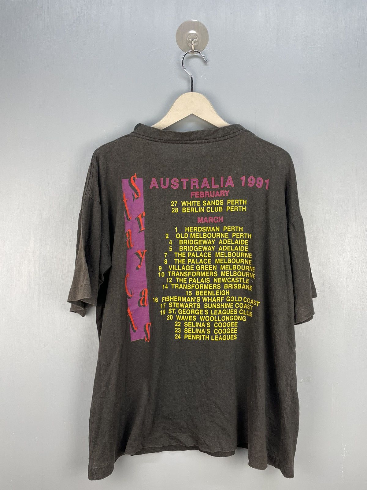 Band Tees Vintage 90s Stray Cats Rockabilly band Australia tour tee Size US L / EU 52-54 / 3 - 2 Thumbnail