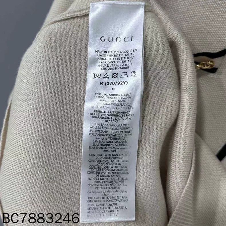 Gucci Gucci Horse buckle navy collar sweater 2504-Nextarrow Size US M / EU 48-50 / 2 - 4 Thumbnail
