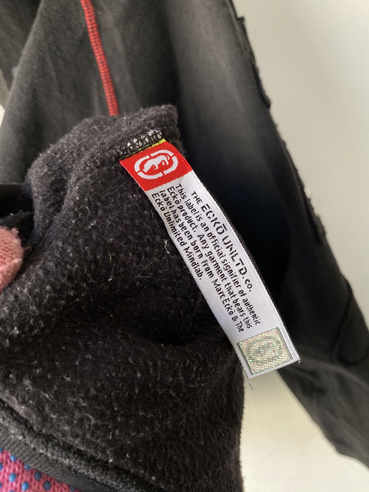 Ecko Unltd. 2000s - Ecko Unltd Complex Hoodie Faded Black Size US L / EU 52-54 / 3 - 12 Thumbnail