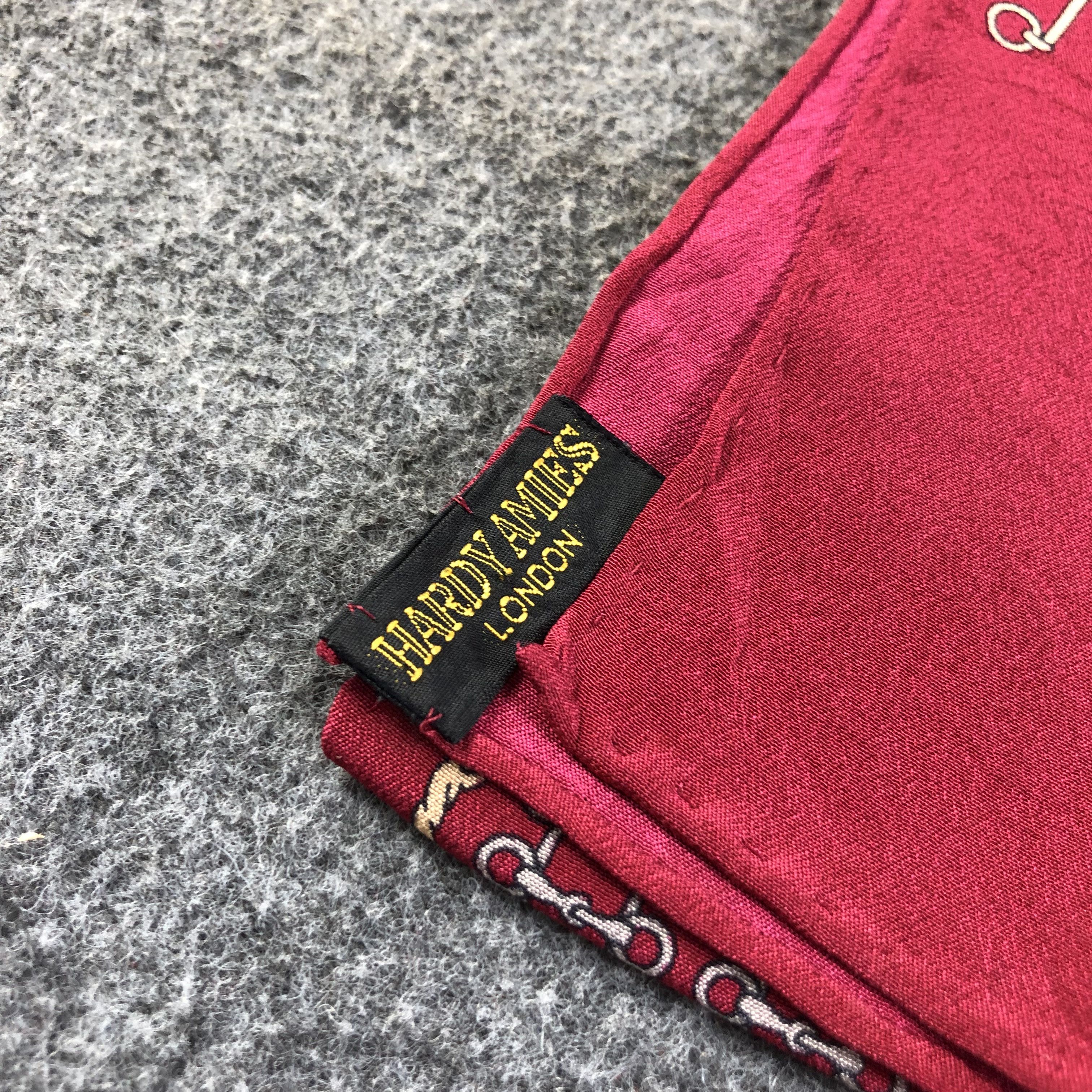 Hardy Amies Vintage Hardy Amies Silk Stole Silk Scarf M561 Size ONE SIZE - 5 Thumbnail