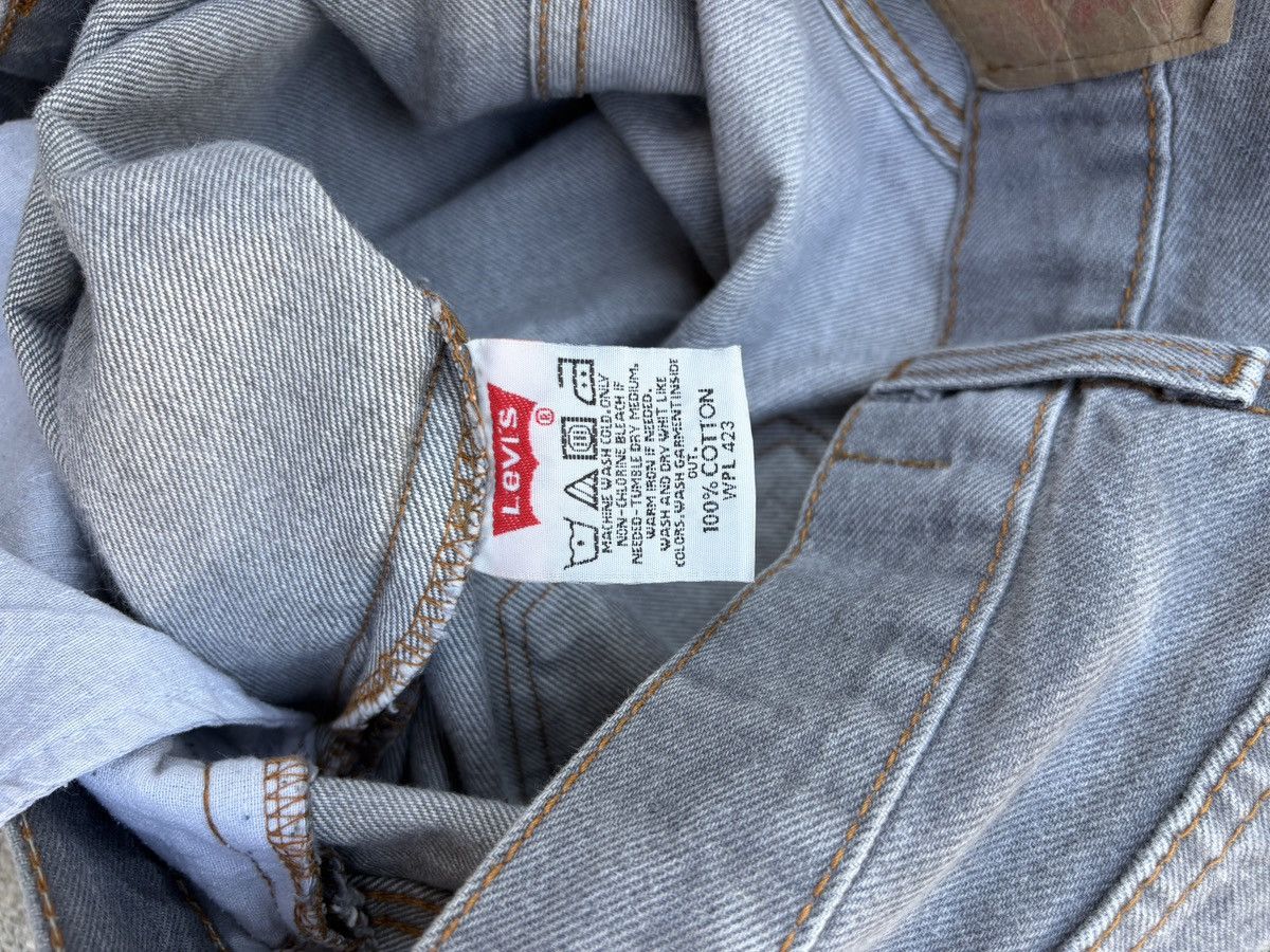 Levi's Vintage 2008 Y2K Grey Levi’s 501 Straight Fit Jeans Size 36 Size US 36 / EU 52 - 4 Thumbnail
