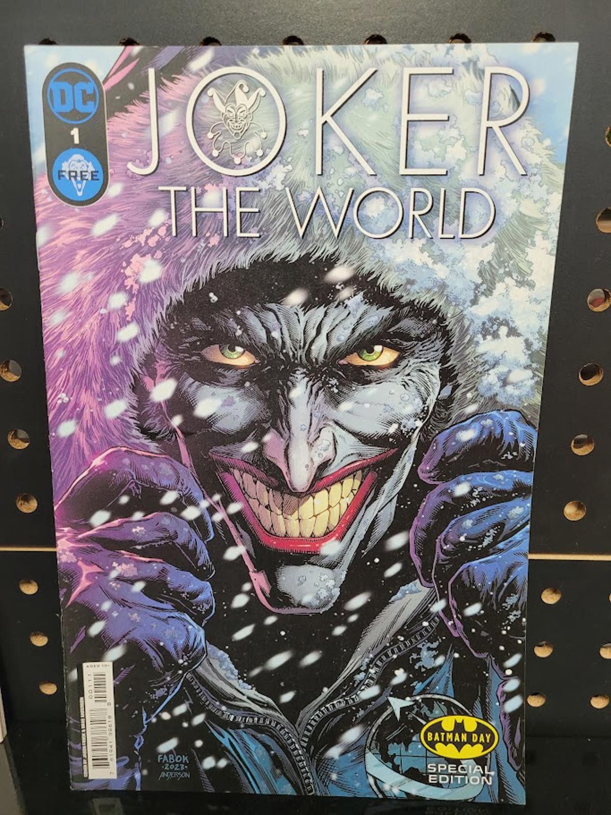 DC Comics Joker The World 1 Batman Day Special Edition 2024 NM Unstamp Size ONE SIZE - 1 Thumbnail
