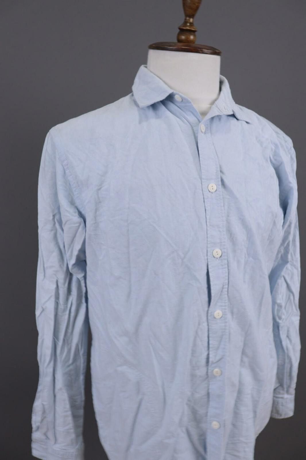 Edwin Edwin Cardet Shirt Blue Button Down Shirt Size XL Size US XL / EU 56 / 4 - 5 Thumbnail