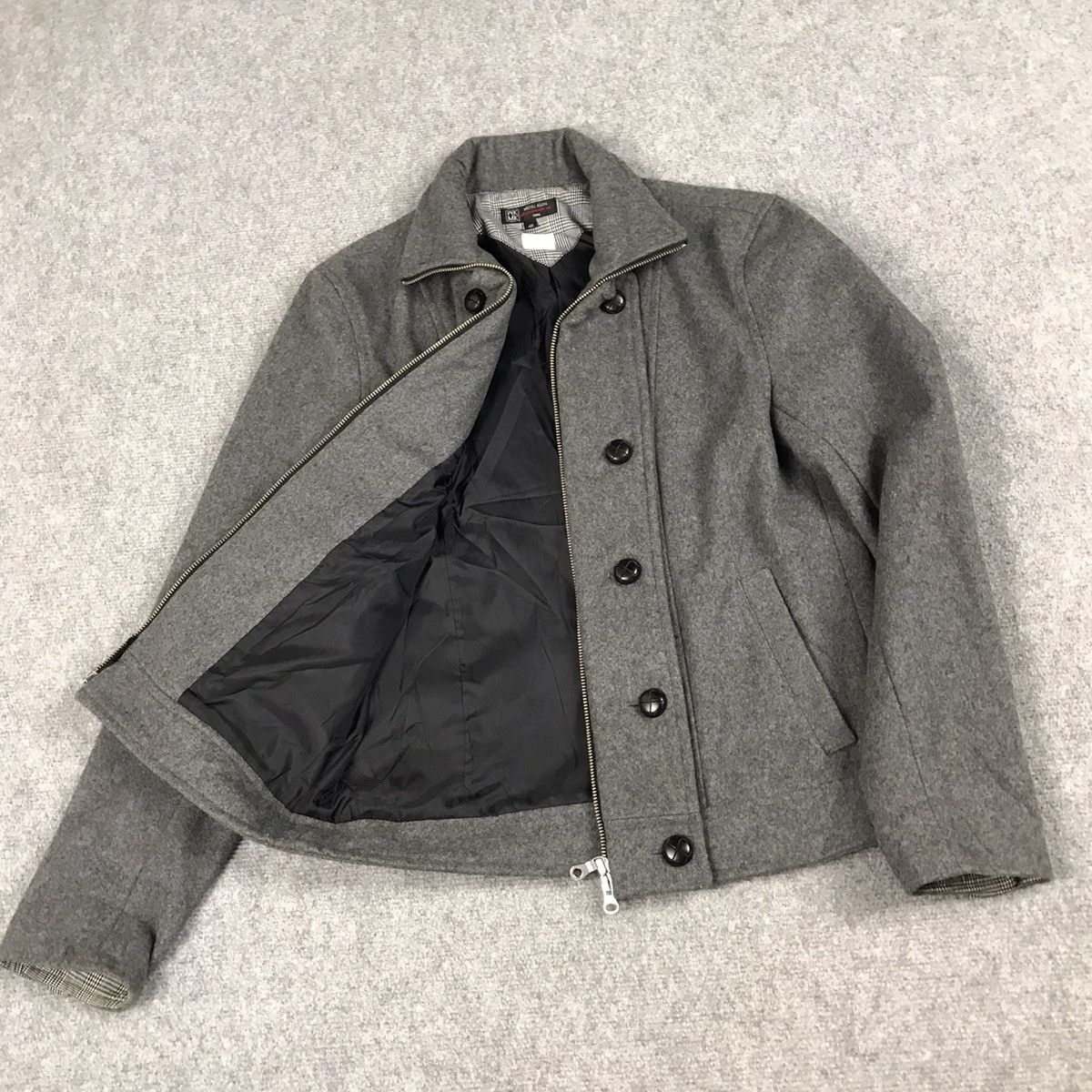 Japanese Brand × Michel Klein MICHEL KLEIN ZIPPER WOOL JACKET Size US M / EU 48-50 / 2 - 11 Thumbnail