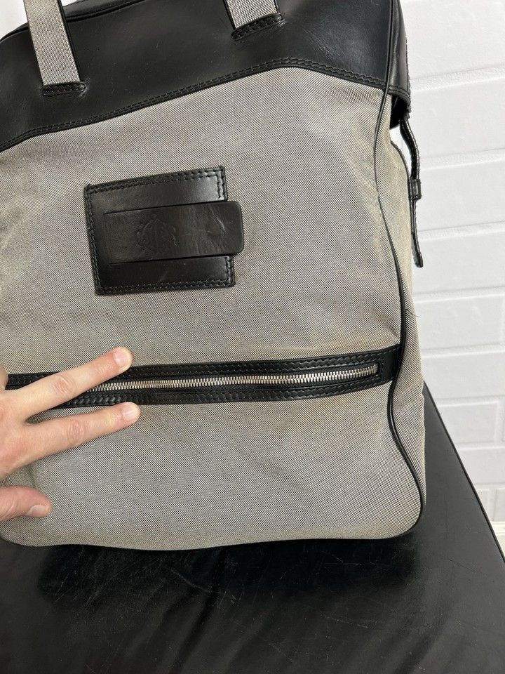 Dior CHRISTIAN DIOR Fabric/Leather Large Bag Gray/Black Size ONE SIZE - 6 Thumbnail