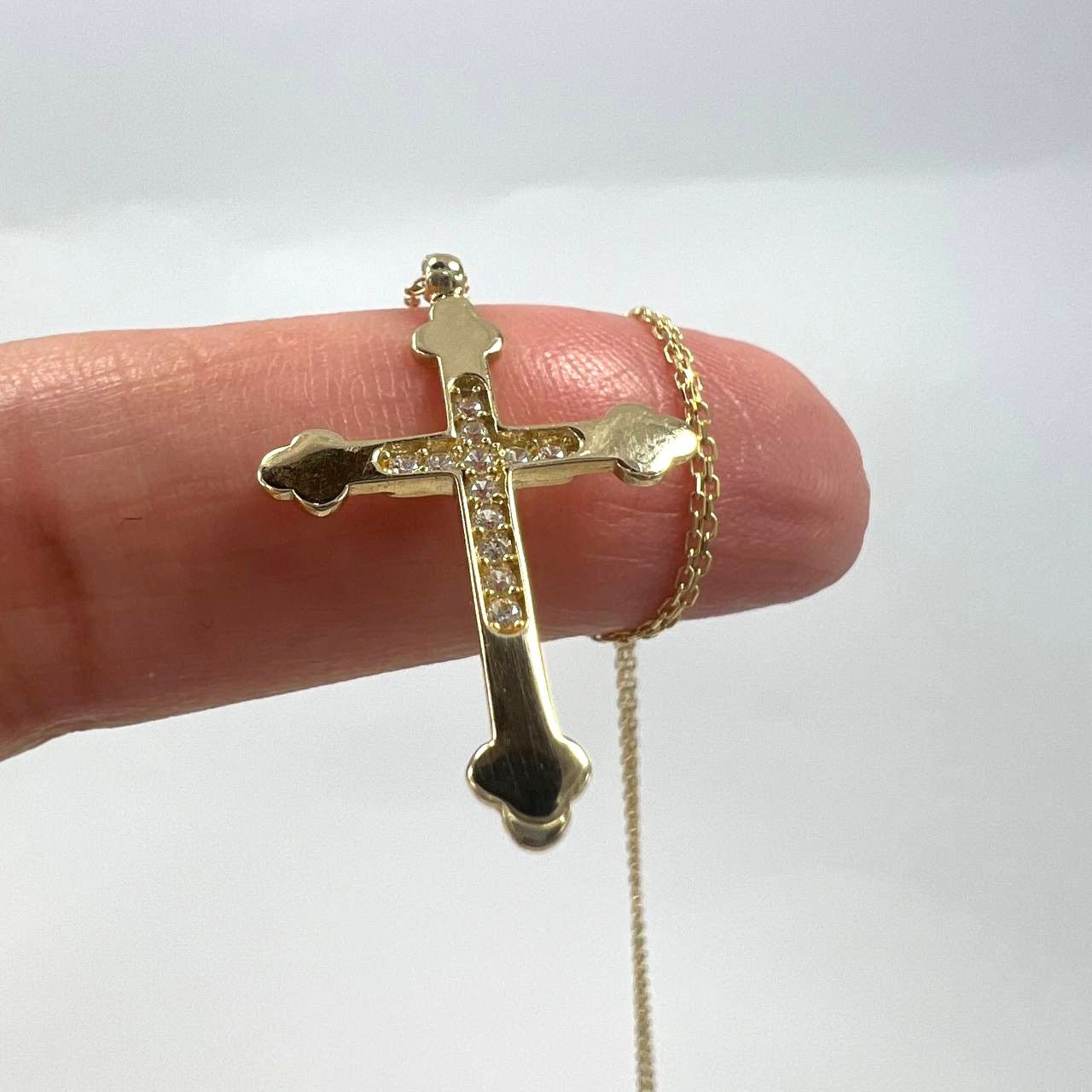Other Elegant cross necklace in Yellow gold Size ONE SIZE - 6 Thumbnail