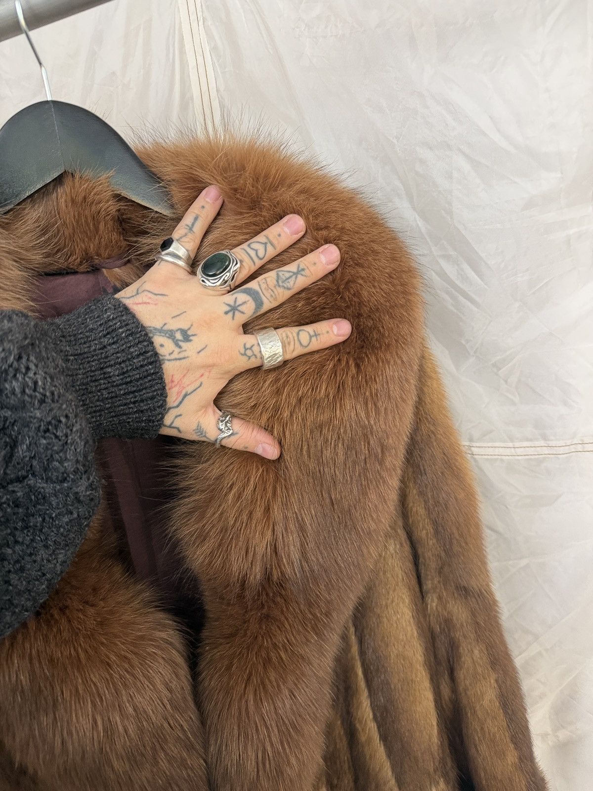 Vintage vintage luxury fur coat Size M / US 6-8 / IT 42-44 - 16 Thumbnail