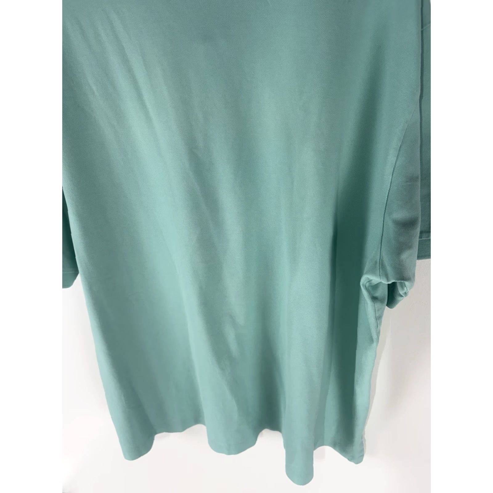 Polo Ralph Lauren Polo Ralph Lauren Polo Shirt Mint Green 2XB Big & Tall Men’s Short Sleeve 29in Cotton Spandex Logo Embroidered Patch Breathable Knit Button Collared Size US XXL / EU 58 / 5 - 6 Thumbnail