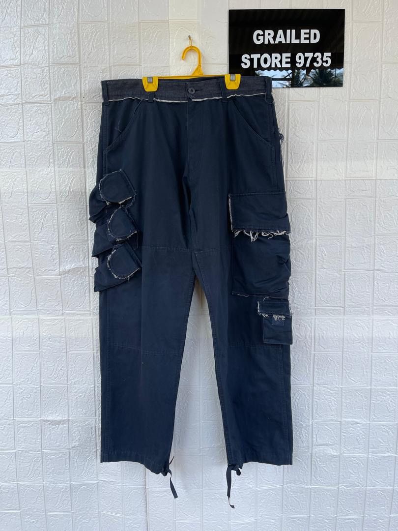 Japanese Brand Vintage Pacthwork Cargo Pant Size US 36 / EU 52 - 1 Thumbnail