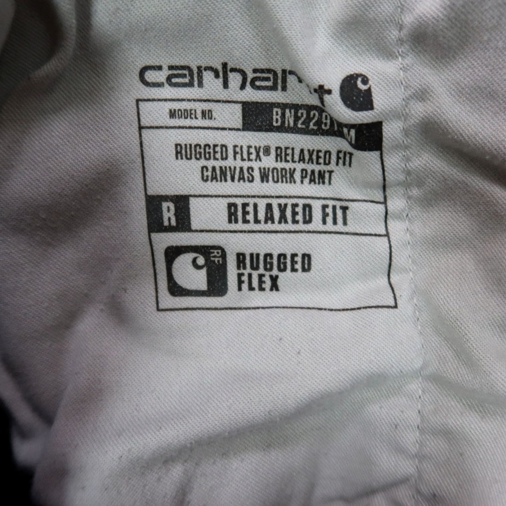 Carhartt Carhartt Relaxed Fit Carpenter Pants Mens 36x32 Beige Canvas 5-Pocket Straight Pants 90s Vintage Carry All Workwear Size US 36 / EU 52 - 6 Thumbnail