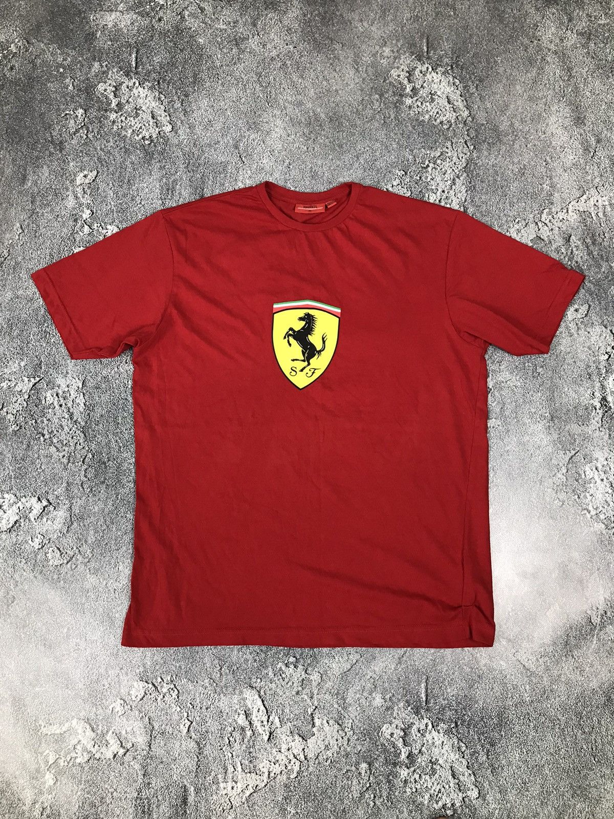 Ferrari Ferrari Red Big Logo Tshirt,Tee,Active Wear Size US M / EU 48-50 / 2 - 1 Thumbnail