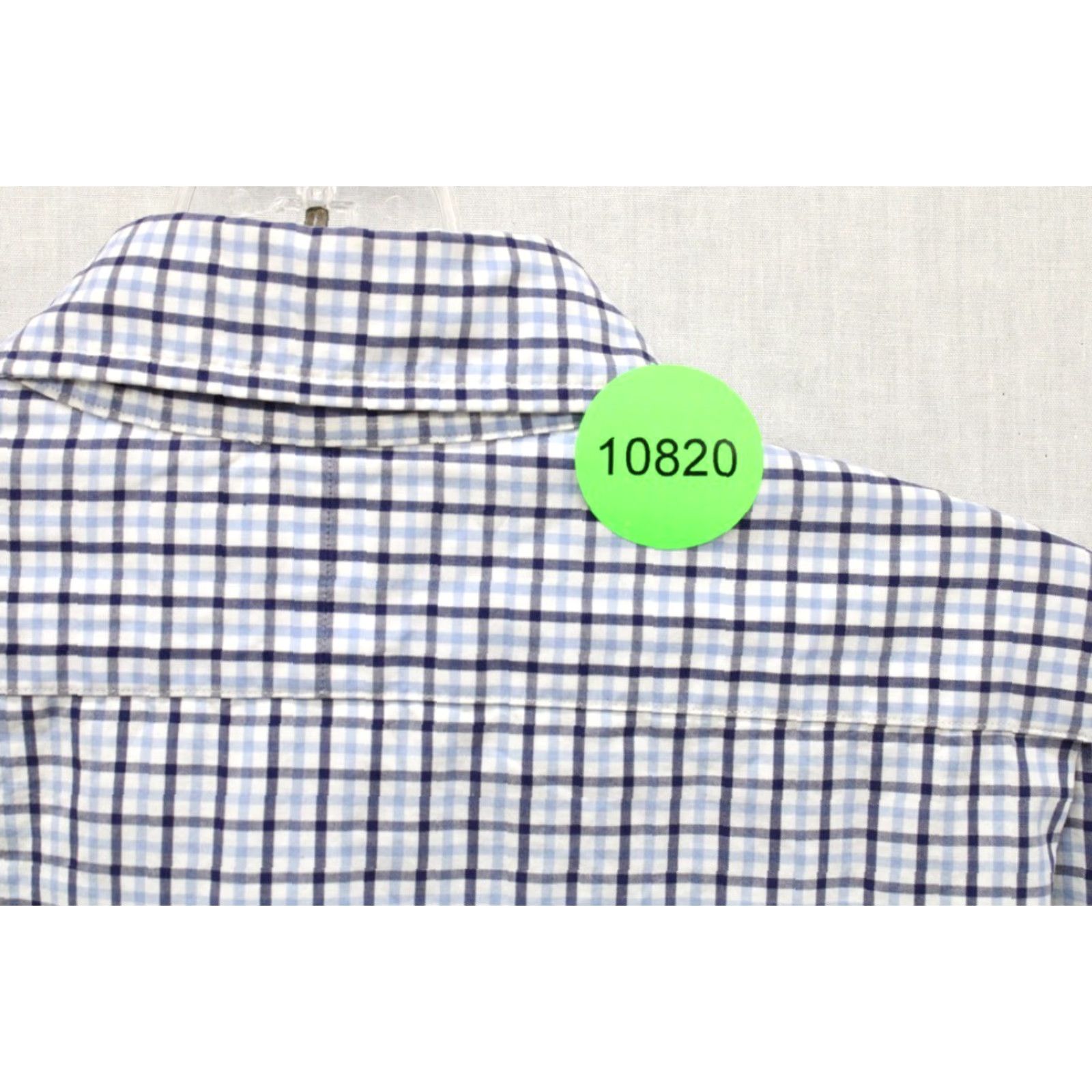Polo Ralph Lauren VINTAGE Polo Ralph Lauren Shirt Men's Medium Blue Gingham Check Blue Pony Preppy VTG Size US M / EU 48-50 / 2 - 7 Thumbnail